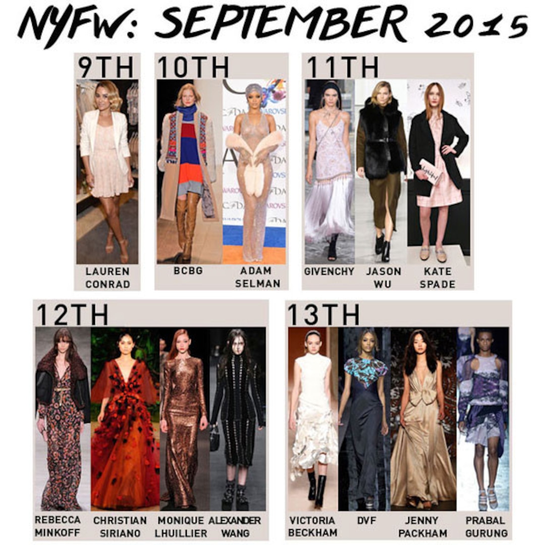 New york fashion week dates